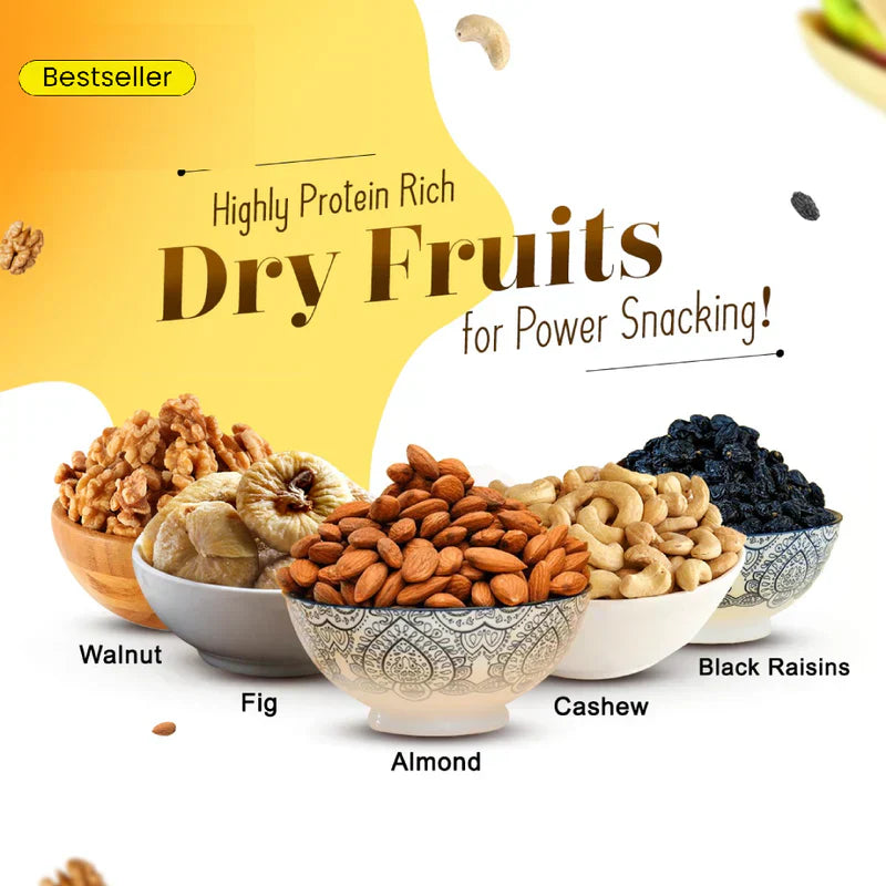(5KG-1Kg*5) Dry Fruits Combo Pack of 5